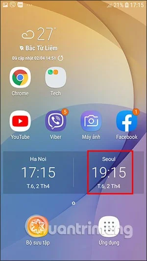 Hoe je twee tijdzones op Samsung-telefoons kunt weergeven