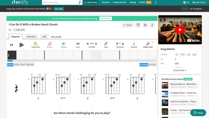 Los 7 mejores sitios web para encontrar acordes de guitarra para canciones
