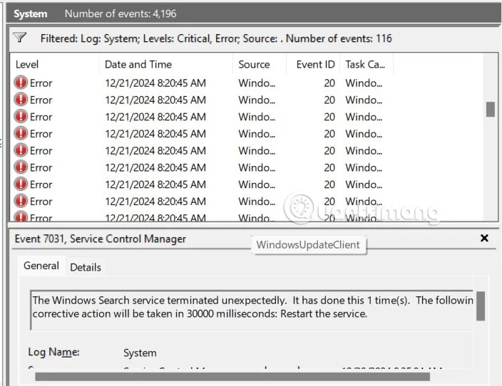 How to Check Crash Logs on Windows 11