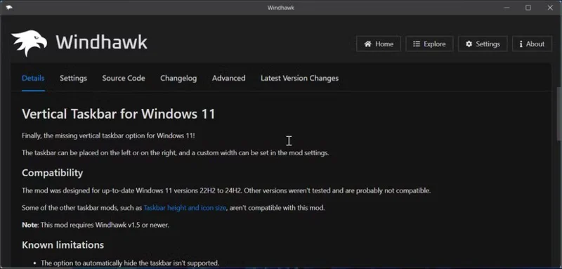 Aprenda sobre Windhawk: una herramienta gratuita de modificación de Windows que desbloquea muchísimas funciones nuevas.