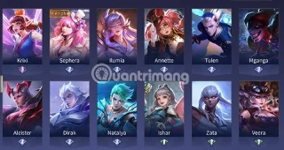 Ringkasan 1001+ istilah dalam Lien Quan Mobile