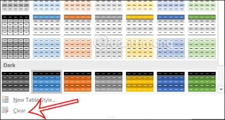 Instrukcje usuwania formatowania tabeli w programie Excel