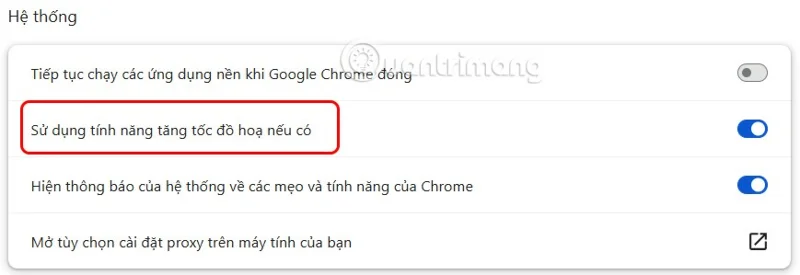 Anweisungen zum Deaktivieren der Hardwarebeschleunigung in Chrome, um Ihren Computer zu beschleunigen