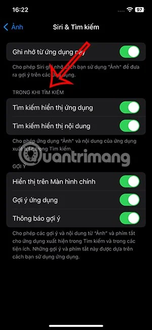 iPhone Spotlight 검색에서 이미지 표시를 끄는 방법