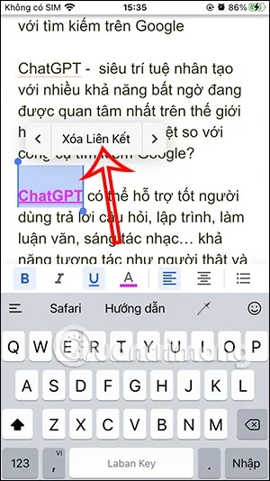 Cómo insertar un enlace en un documento de Google Docs