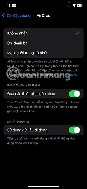 iPhone/iPad 및 Mac에서 AirDrop을 끄는 방법