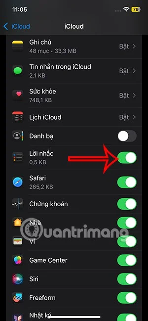 iPhone'da paylaşılan bir hatırlatıcı listesi nasıl oluşturulur