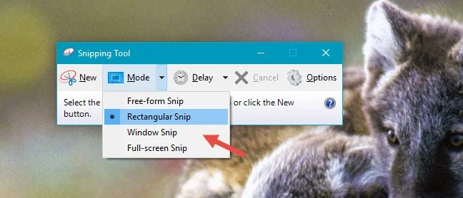 How to use Snipping Tool on Windows 10 full
