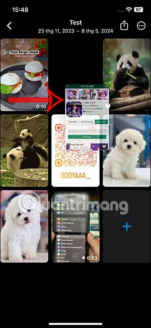 Instruções para adicionar e excluir fotos no álbum de memórias do iPhone