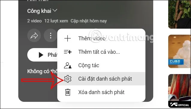 Cómo editar y compartir listas de reproducción de YouTube