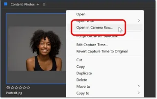 Cómo agregar un efecto de foco detrás del sujeto usando Adobe Camera Raw