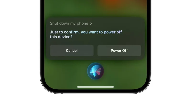 iOS 18에서 iPhone 끄는 방법 요약