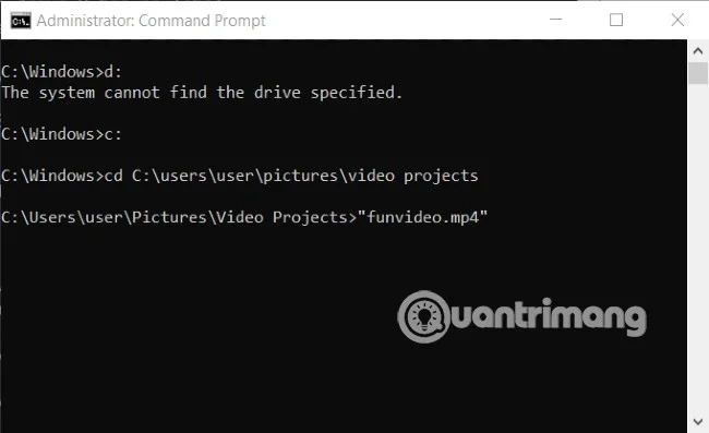 How to find and open files using Command Prompt