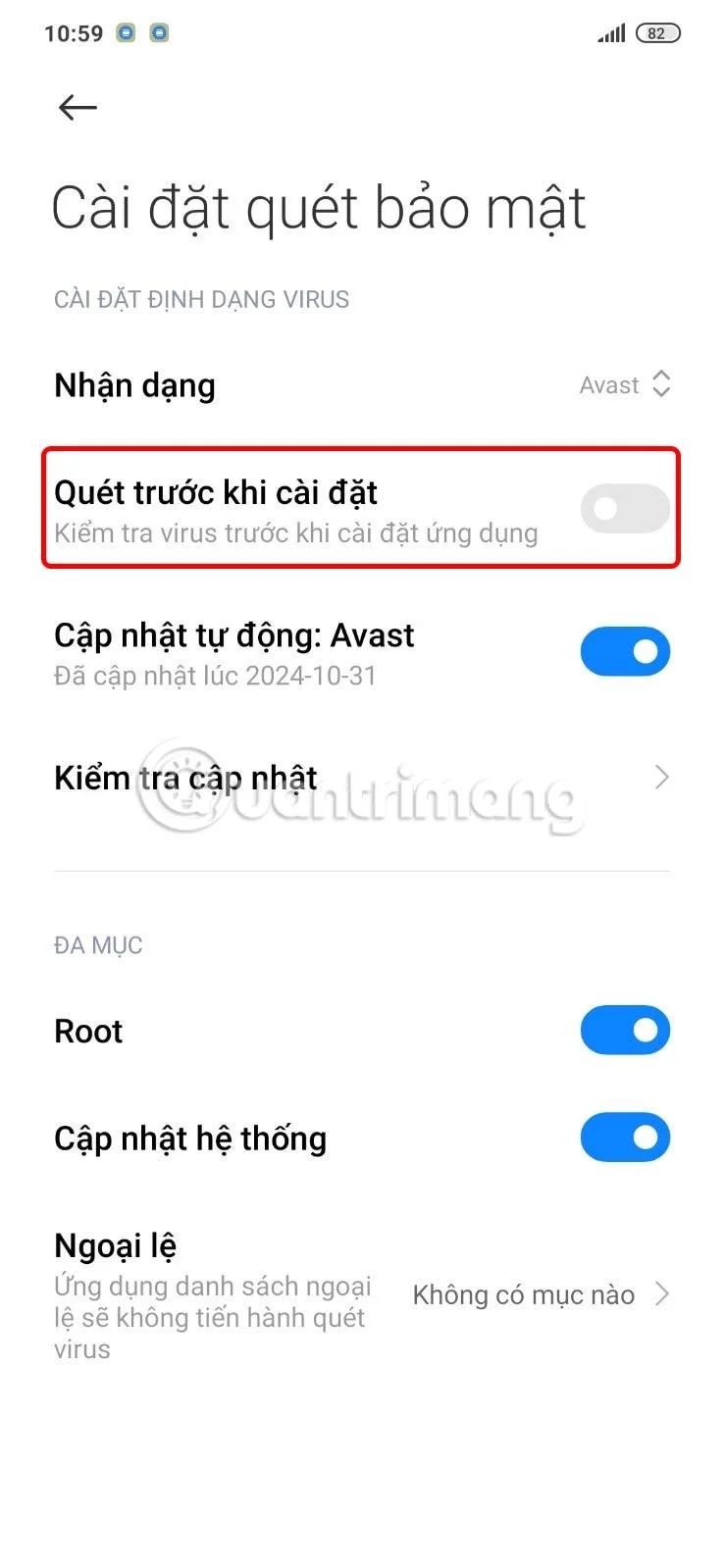 Hoe u de Xiaomi-beveiligingsscan uitschakelt bij het installeren van apps