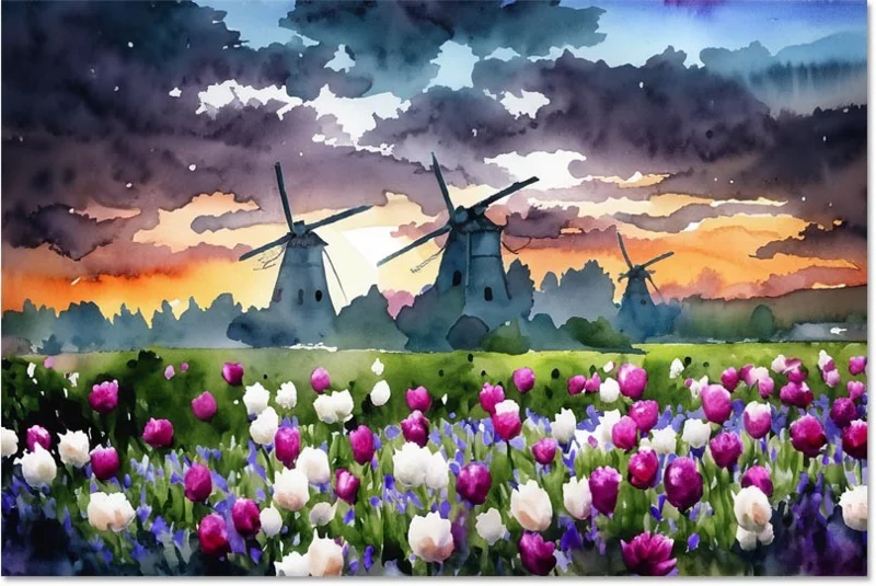 How to turn a photo into a painting using the Generative Fill function in Photoshop