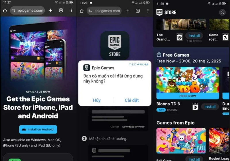 如何在 Epic Games Store 上取得免費手機遊戲