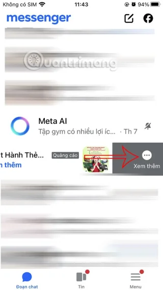 Cómo bloquear mensajes publicitarios en Messenger