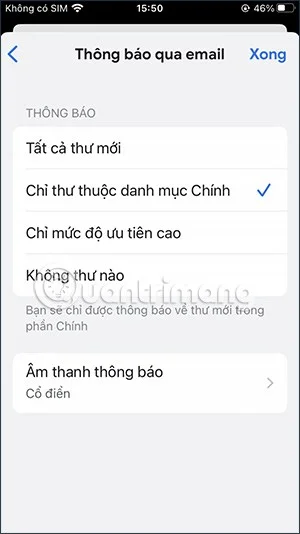 Cum să activați notificările Gmail pe iPhone
