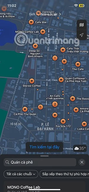 Hoe u de tool 'Zoek hier' op Apple Maps gebruikt
