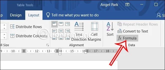 Instruções sobre como calcular somas no Word Instruções sobre como calcular somas no Word