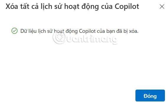 Microsoft Copilot etkinlik geçmişini silme talimatları