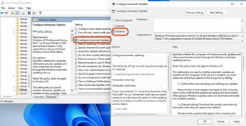 5 ways to turn off Windows 11 Update, stop updating Win 11
