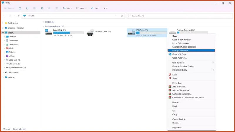 How to Turn Off Bitlocker on Windows 11