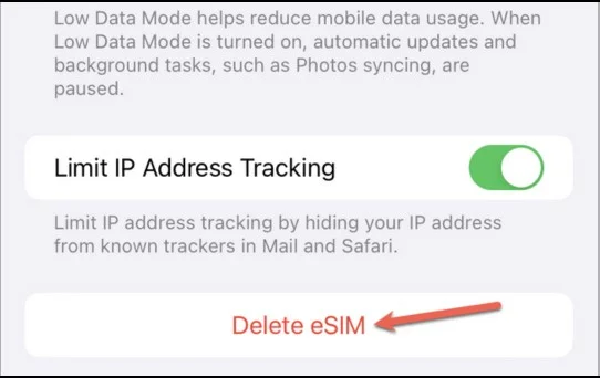 iPhoneでeSIMを削除する手順は非常に簡単です