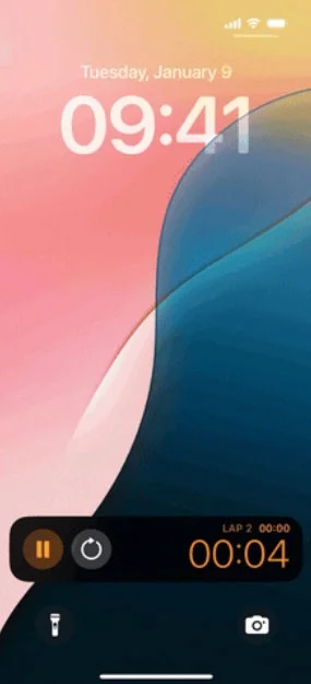 iOS 18 añade Actividades en vivo al Cronómetro