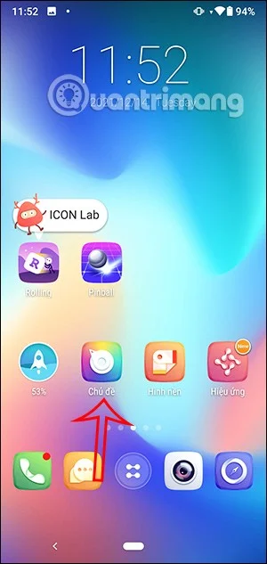 Go Launcher를 사용하여 Android 테마를 설치하는 방법