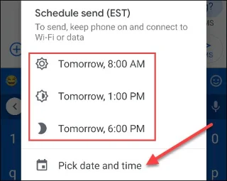 Jak zaplanować wysyłanie wiadomości SMS na Androidzie