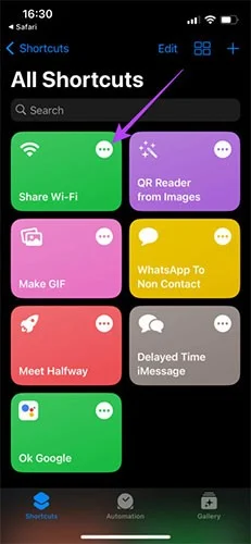 iPhone과 Android 간에 WiFi 비밀번호 공유