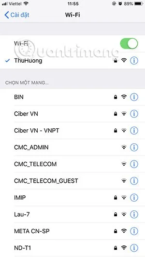 QRコードを使ってiPhoneでWi-Fiを共有する方法