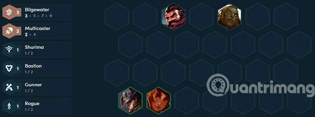 Bilgewater DTCL: Skład zespołu, budowa