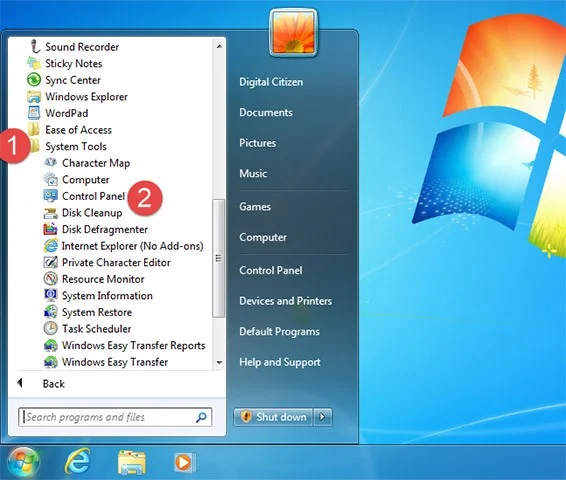 วิธีเปิดแผงควบคุมบน Windows 10, 8.1, 7