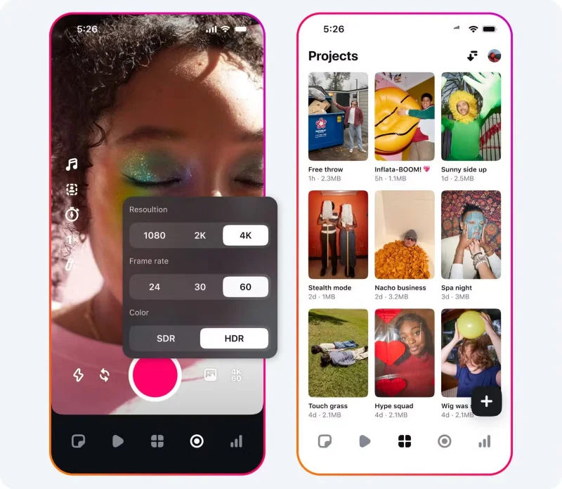 Meta wil dat gebruikers CapCut laten vallen en hun nieuwe video-creatie-app gebruiken