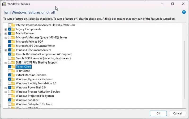 3 Ways to Enable Telnet in Windows 10 & 11