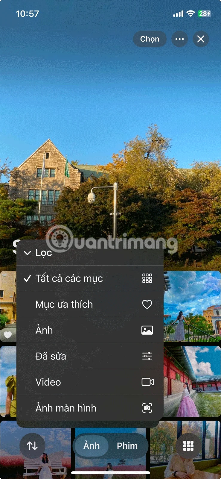 Cómo organizar fotos en el iPhone
