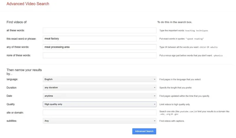 How to find video sources on the web