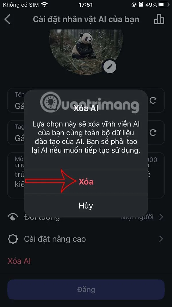 So löschen Sie auf Instagram erstellte KI-Charaktere
