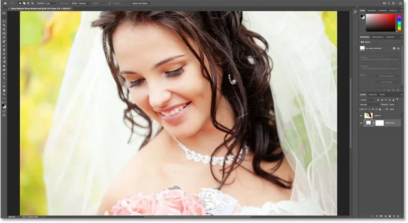Cómo crear un borde de sombra en Photoshop