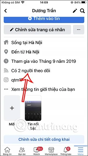 Facebook'ta takipçiler nasıl gösterilir