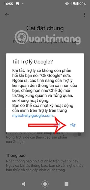 Como desativar o Google Assistente no seu telefone em detalhes
