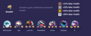 Temporada 8 de Jax DTCL: Construye, equipo de luchadores Jax