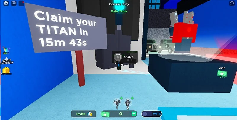 Último código de Toilet Conqueror y cómo introducirlo