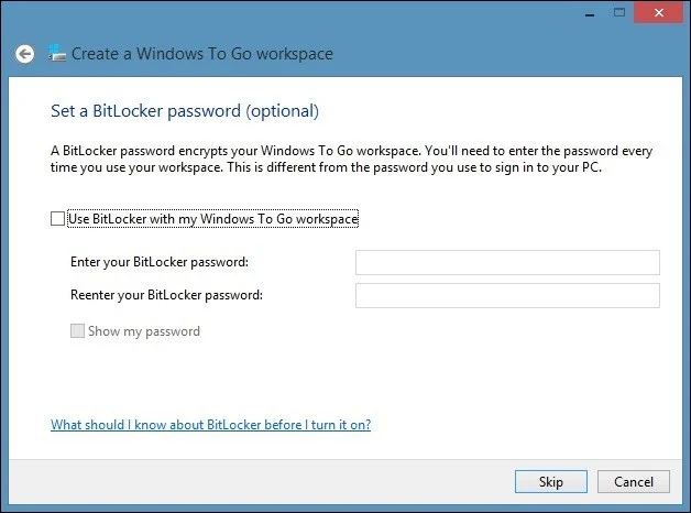 How to use Windows To Go to install Windows on USB