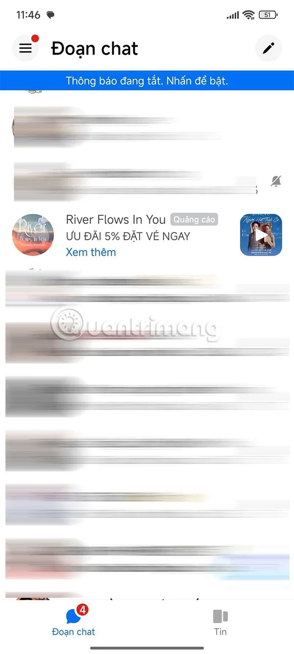 Cómo bloquear mensajes publicitarios en Messenger