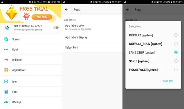 Cómo cambiar la fuente en un teléfono Android