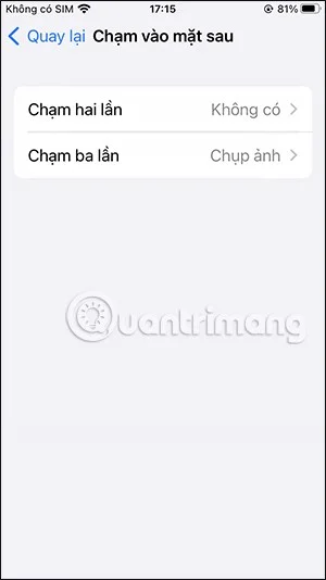 iPhone에서 뒷면을 탭하여 스크린샷을 찍는 방법