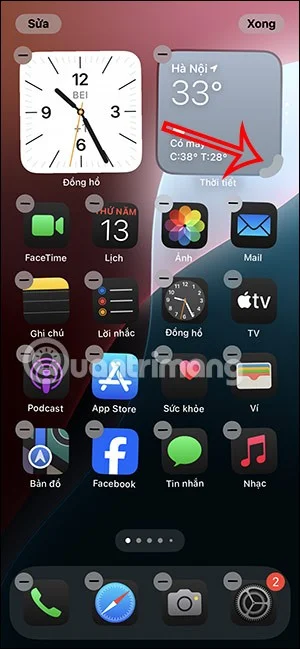 Cómo cambiar el tamaño de los widgets directamente en la pantalla de inicio de iOS 18